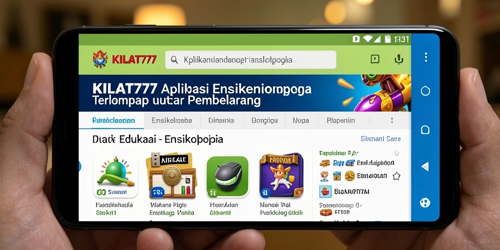 Antarmuka pengguna KILAT777 yang menarik dan informatif.