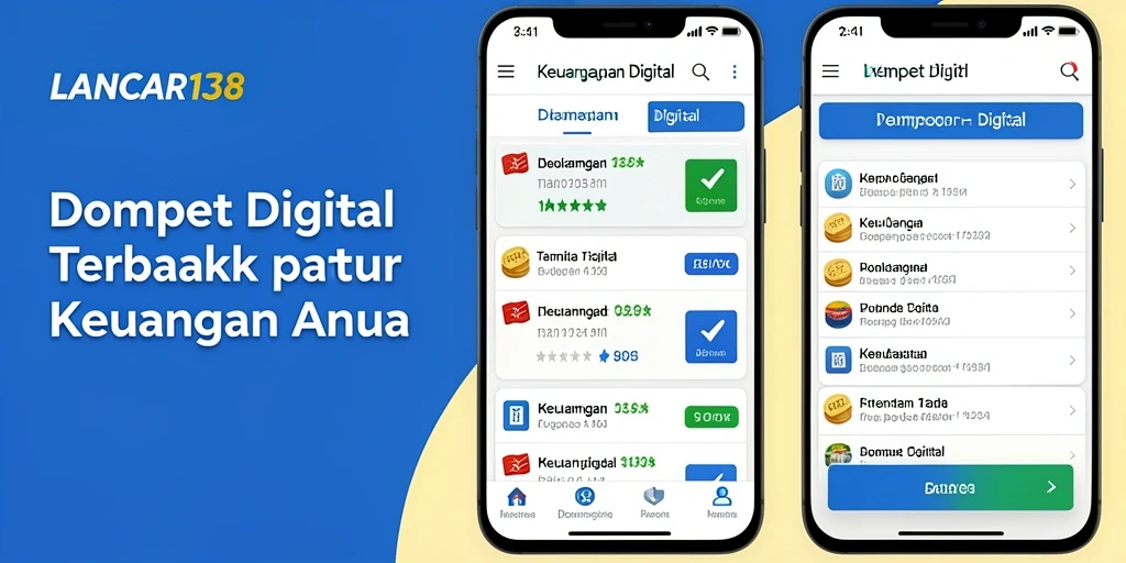 Antarmuka aplikasi LANCAR138 yang sederhana dan mudah digunakan.