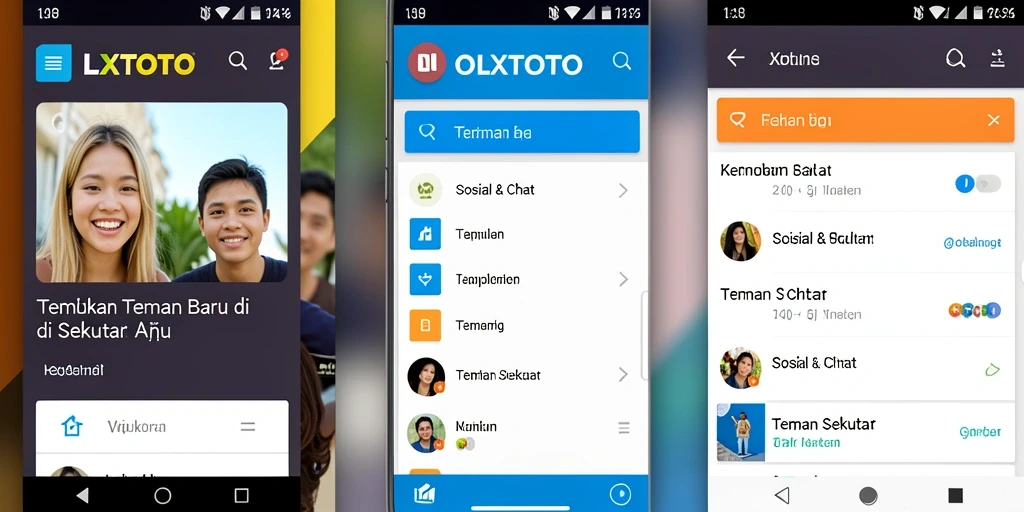 Tampilan antarmuka OLXTOTO yang modern dan intuitif.