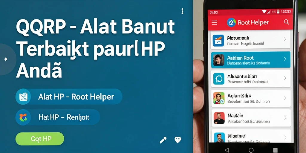 Tampilan antarmuka utama QQRP yang memudahkan pengguna.